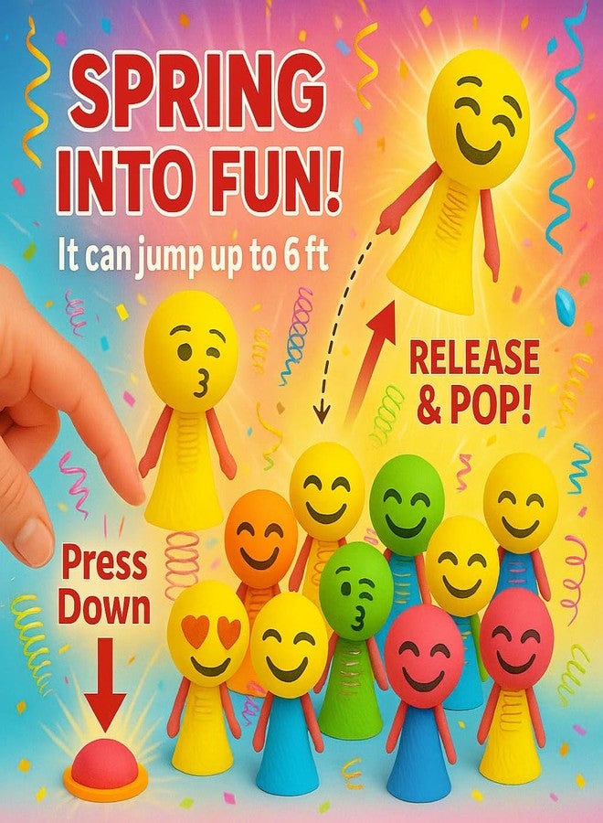 Sillyme 6pcs Jumping Toys for Return Gifts Birthday Party - Return Gift for Kids Age 6-10 10-12 - Best Birthday Return Gift for Kids 6-12 in Bulk (6) - Image 2